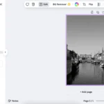 Tô màu ảnh đen trắng trong ứng dụng Canva