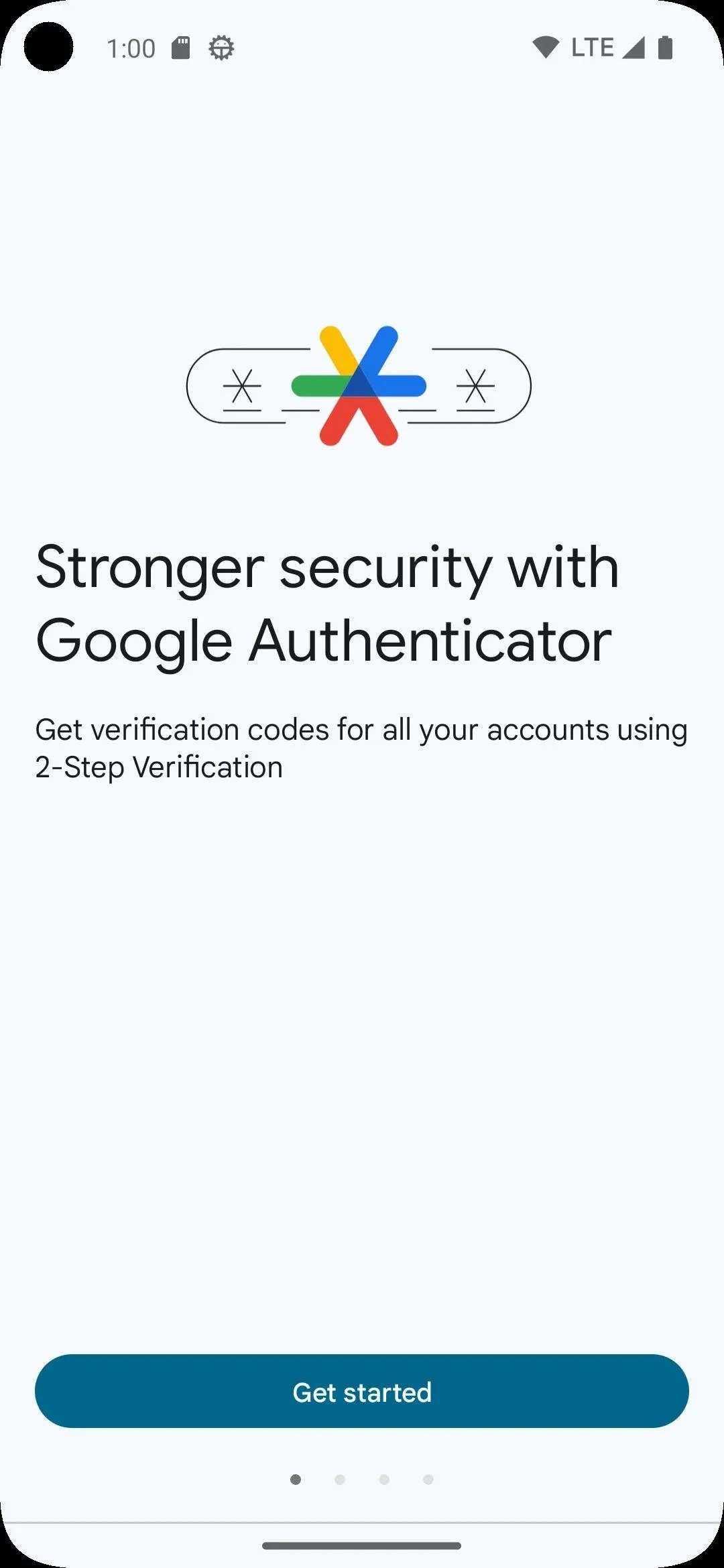 Trang thiết lập ứng dụng Google Authenticator, một lựa chọn an toàn hơn SMS cho xác thực hai yếu tố để bảo vệ tài khoản liên quan đến eSIM.
