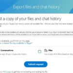 Trang web chính thức của Skype cho phép người dùng xuất lịch sử trò chuyện và các tệp tin cá nhân
