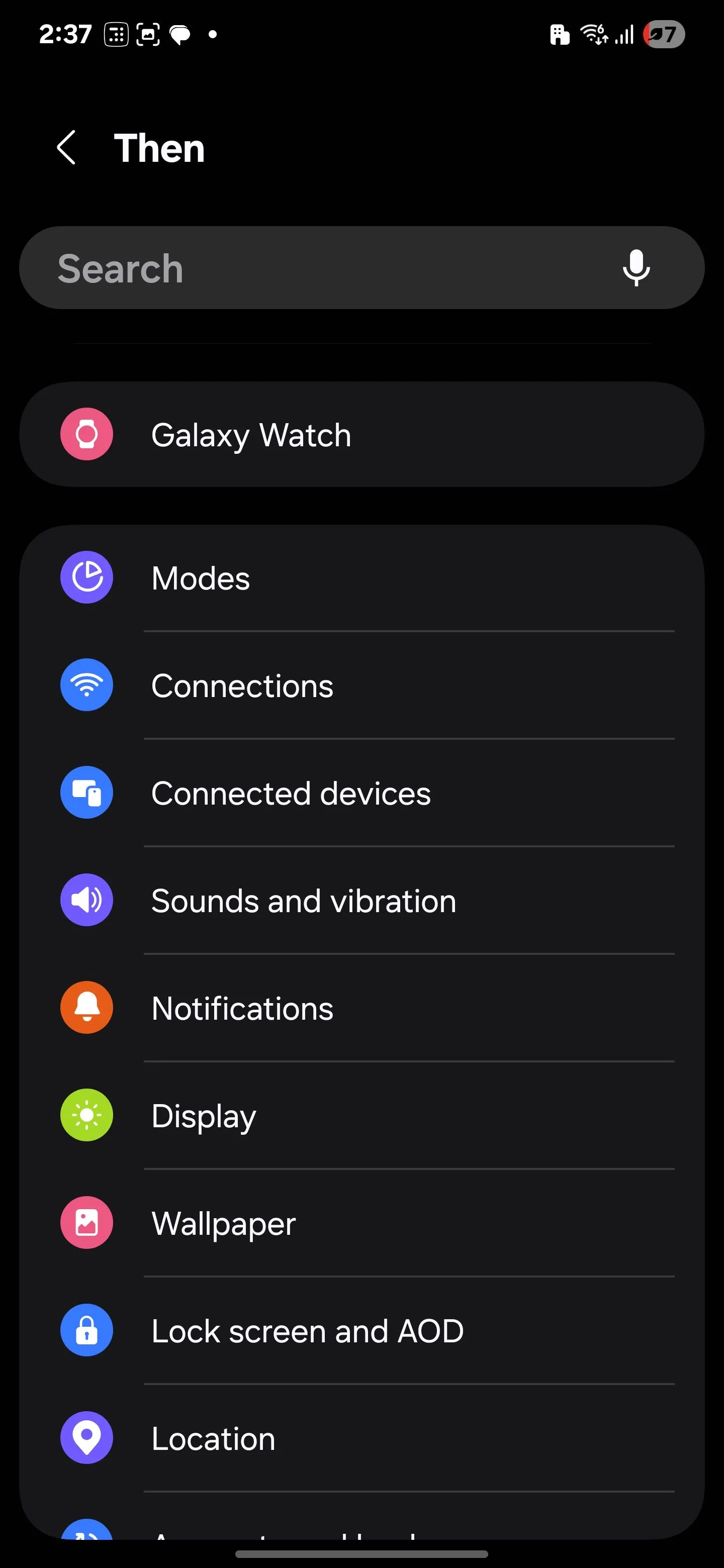 Tùy chỉnh âm lượng hệ thống về 0% trong quy trình tắt âm chụp camera Samsung