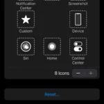 Tùy chỉnh menu AssistiveTouch trên iPhone để thêm chức năng chụp màn hình