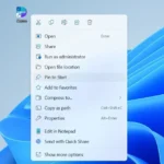 Tùy chọn 'Ghim vào Menu Bắt đầu' trong menu ngữ cảnh khi chuột phải vào ứng dụng trên Windows 10/11