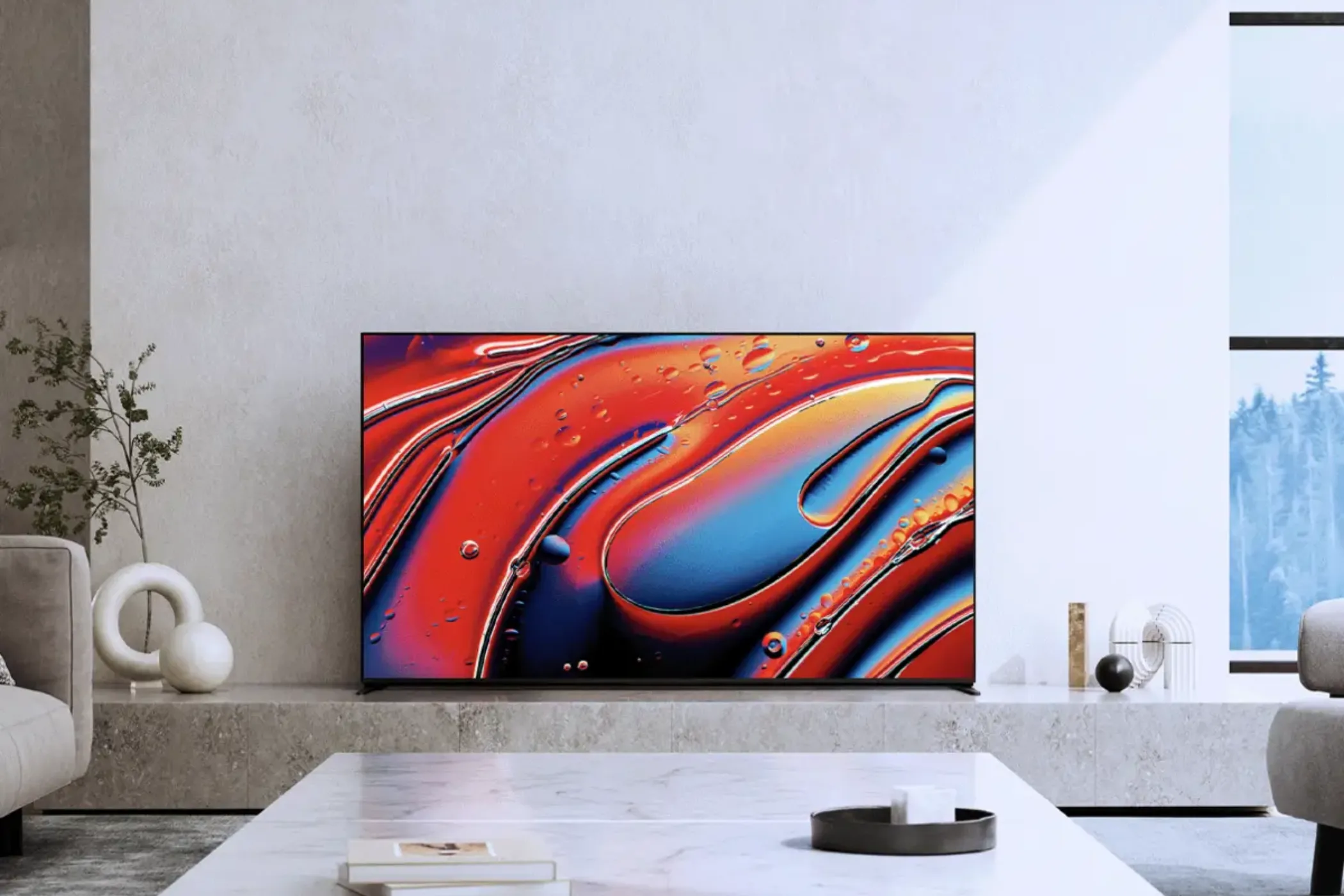TV Sony Bravia 9 85-inch QLED 4K với công nghệ HDR tiên tiến, hiển thị màu sắc sống động và độ tương phản cao