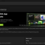Ứng dụng Nvidia hiển thị phiên bản driver mới nhất 576.02 sẵn sàng tải xuống