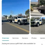 Ví dụ hồ sơ doanh nghiệp trên Google Maps với tab Tổng quan đang mở trên thiết bị di động